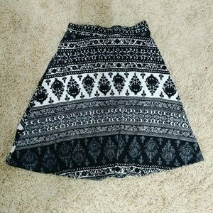 Black and White skirt